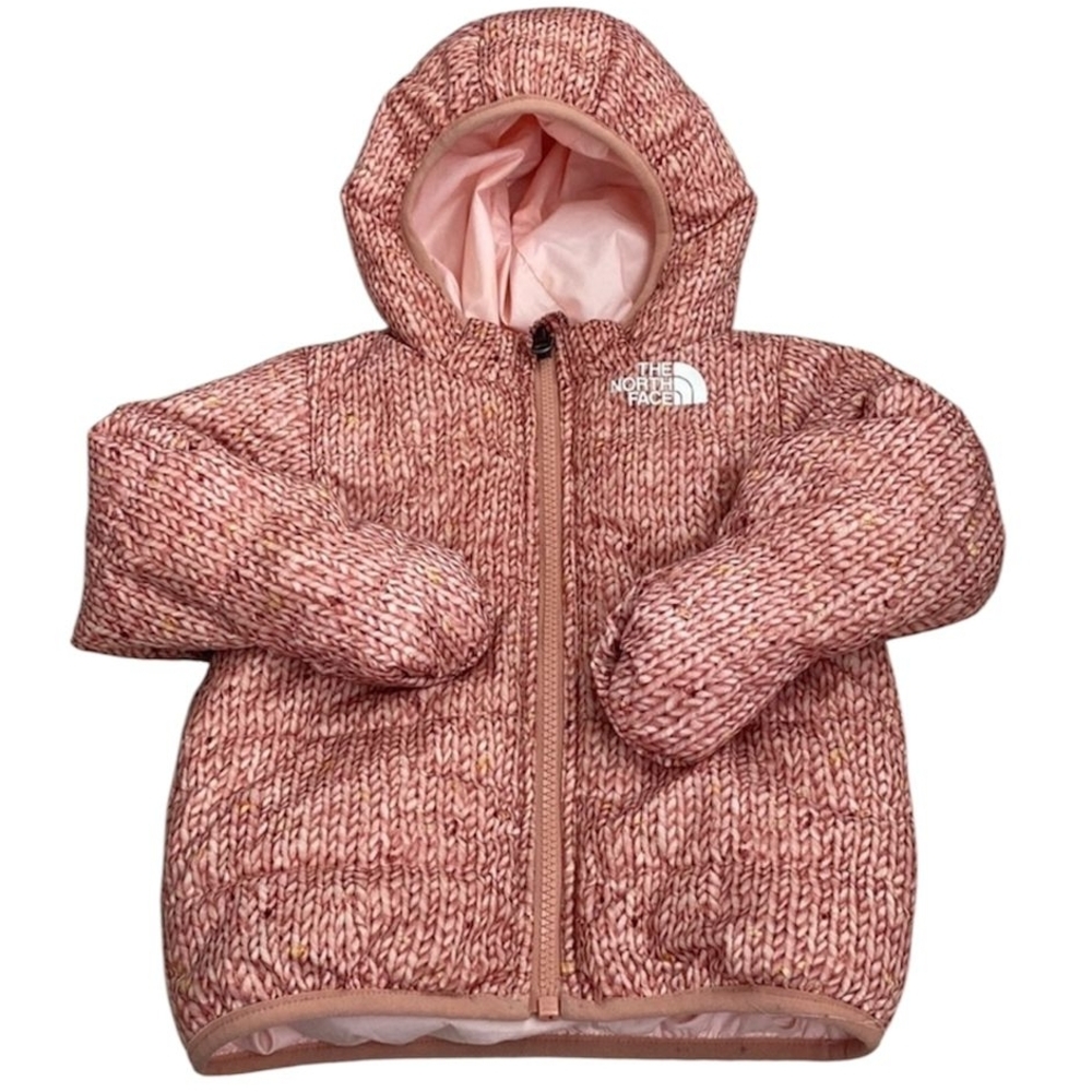The North Face Pink Knit Baby Jacket